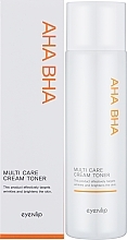 Мультифункціональний крем-тонер для обличчя з кислотами - Eyenlip AHA & BHA Multi Care Cream & Toner * — фото N2