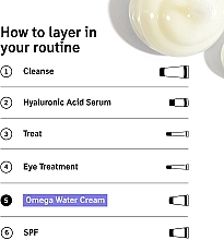 Зволожувальний крем для обличчя - The Inkey List Omega Water Cream — фото N4