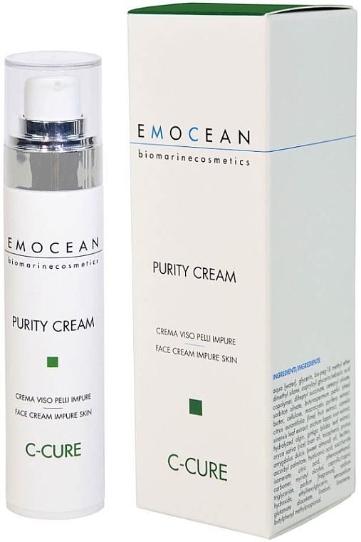 Крем для проблемной кожи лица - Emocean C-Cure Purity Cream — фото N2