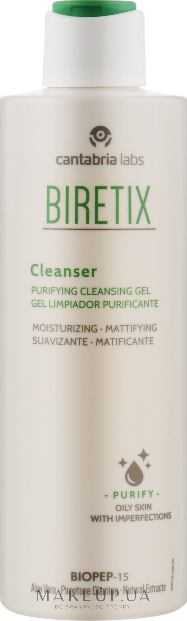 Очищувальний гель для обличчя - Cantabria Labs Biretix Cleanser Purifying Cleansing Gel — фото 200ml