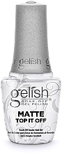 Духи, Парфюмерия, косметика Матовый финиш-гель - Gelish Hand & Nail Harmony Matte Top-It-Off Soak Off Gel Sealer