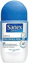 Шариковый дезодорант - Sanex Dermo Extra Control Fresh Roll On — фото N1