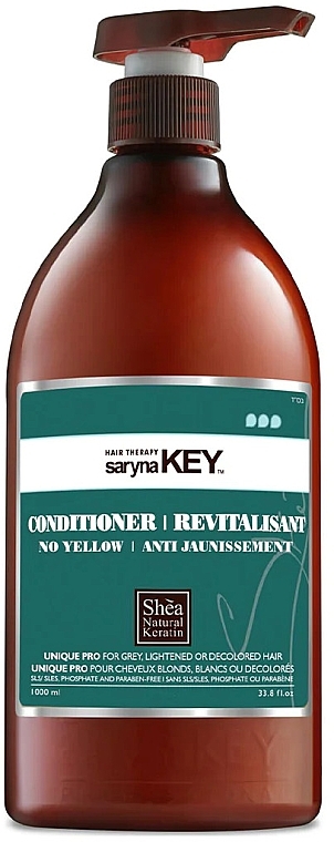 Кондиционер для нейтрализации желтого пигмента - Saryna Key No-Yellow Conditioner — фото N1