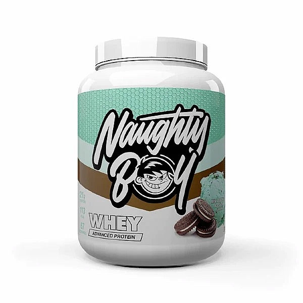 Сывороточный протеин "Мятное печенье с кремом" - Naughty Boy Whey Advanced Protein  — фото N1