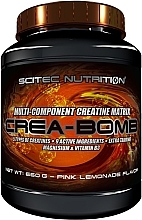 Парфумерія, косметика Креатин, рожевий лимонад - Scitec Nutrition Crea-Bomb Pink Lemonade