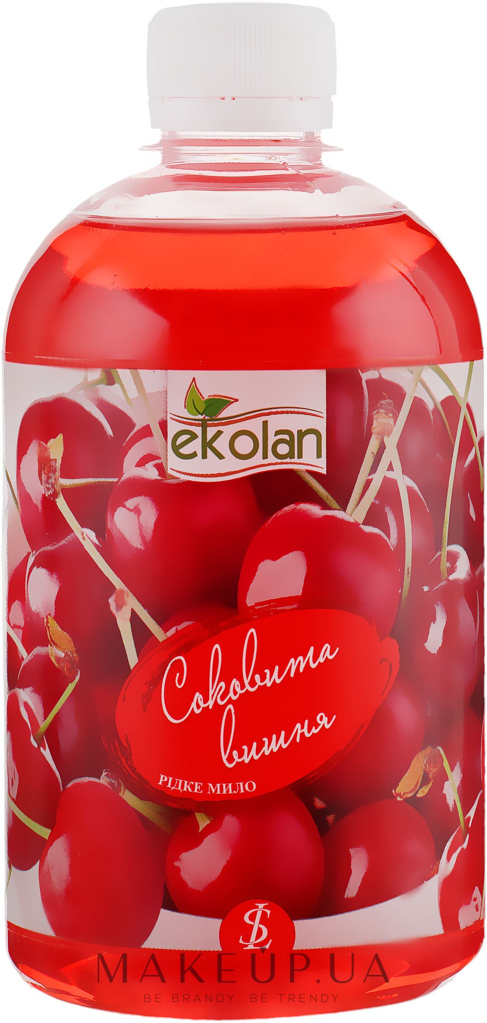 Жидкое мыло "Сочная вишня" - EkoLan (сменный блок) — фото 500ml