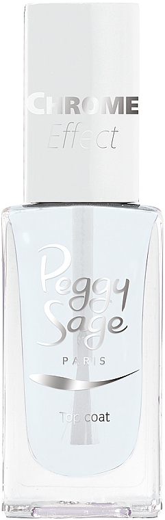 Верхнее покрытие для ногтей с эффектом хрома - Peggy Sage Top Coat Chrome Effect — фото N1