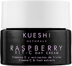 Парфумерія, косметика Крем для обличчя з екстрактом малини й вітаміном С - Kueshi Naturals Raspberry Vit-C Day Cream