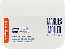 Интенсивная ночная маска для гладкости волос - Marlies Moller Softness Overnight Hair Mask (тестер) — фото N1
