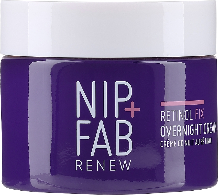 Крем для лица омолаживающий, ночной с ретинолом 3% - NIP + FAB Retinol Fix Overnight Cream 3% — фото N1