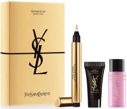 Духи, Парфюмерия, косметика Набор - Yves Saint Laurent Set (highlighter/2.5ml + demaq/10ml + cr/5m)