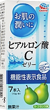 Парфумерія, косметика Японська питна гіалуронова кислота у формі желе зі смаком груші - Earth Hyaluronic Acid C Jelly