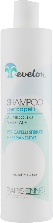 Шампунь с экстрактом кабачка для истонченных и химически поврежденных волос - Parisienne Italia Evelon Shampoo Black Professional — фото N2