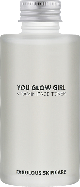 Вітамінний тонер для обличчя - Fabulous Skincare Vitamin Face Toner You Glow, Girl — фото N1