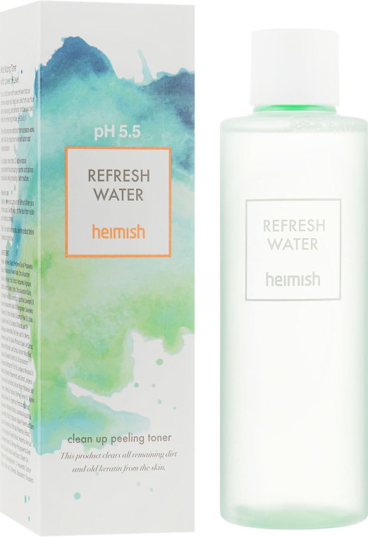 Тоник для тонизирования, увлажнения лица - Heimish Refresh Water Clean Up Peeling Water