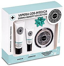 Парфумерія, косметика Набір - Vipera Cos-Medica Derma Beauty Collection 02 Natural (foundation/25ml + concealer/8ml + powder/13g)