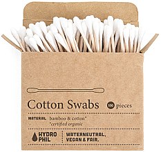 Гігієнічні вушні палички - Hydrophil Biodegradable Organic Cotton Swabs — фото N1