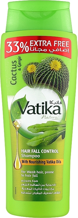 Шампунь для волос "Укрепление и питание" - Dabur Vatika Wild Cactus Shampoo — фото N1