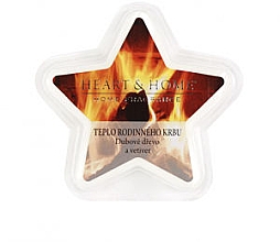 Ароматичний віск-зірка "Тепло сімейного вогнища" - Heart & Home Wax Melt — фото N1