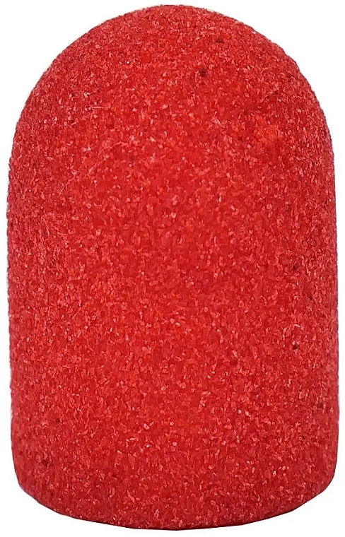 Колпачек для педикюра, 120 грит, 10 мм, красный - Tufi Profi Premium — фото N1