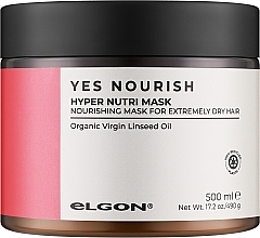 Маска для питания волос - Elgon Yes Nourish Hyper Nutri Mask — фото N2