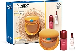 Парфумерія, косметика Набір - Shiseido Ultimun Sun Makeup Honey (powder/12g + f/concentr/10ml + eye/concentr/3ml)