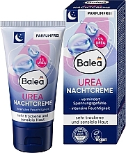 Парфумерія, косметика Нічний крем для обличчя з косметичною сечовиною - Balea Night Cream Urea