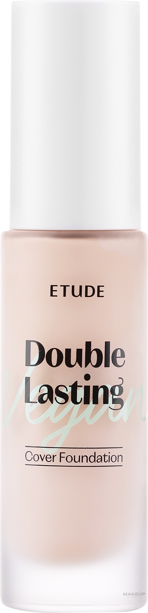 Тональная основа, 18 г - Etude House Double Lasting Vegan Cover Foundation SPF 32 PA++  — фото 17C1 - Light Vanilla