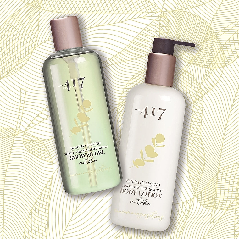 Набір - -417 Serenity Legend My Body Duo Matcha (sh/gel/350ml + body/lot/350ml) — фото N2