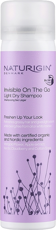 Сухий шампунь - Naturigin Invisible On The Go Light Dry Shampoo — фото N1