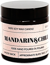 Парфумерія, косметика Ароматична соєва свічка "Мандарин і чилі" - Koszyczek Natury Mandarin & Chili