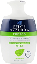 Жидкое мыло для интимной гигиены "Природная свежесть" - Felce Azzurra Menthol Intimate Wash — фото N1