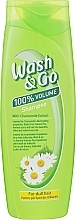 Парфумерія, косметика Шампунь з екстрактом ромашки для тьмяного волосся - Wash&Go