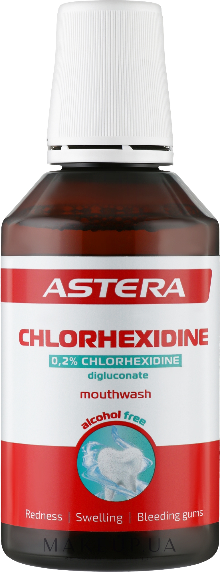 Ополіскувач для ротової порожнини з хлоргексидином - Astera Chlorhexidine 0.2% Digluconate Mouthwash — фото 300ml