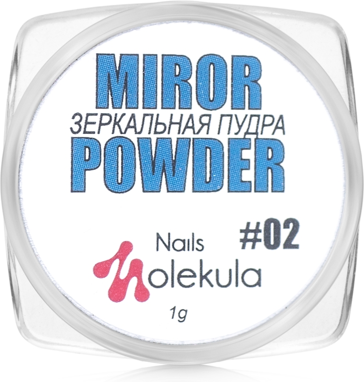 Зеркальная пудра для ногтей - Nails Molekula Nails Mirror Powder