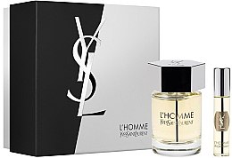 Духи, Парфюмерия, косметика Yves Saint Laurent LHomme - Набор (edt/100ml + edt/mini/10ml)