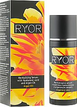 Відновлювальна сироватка з гіалуроновою кислотою та арганієвою олією - Ryor Revitalizing Serum With Hyaluronic Acid And Argan Oil — фото N1