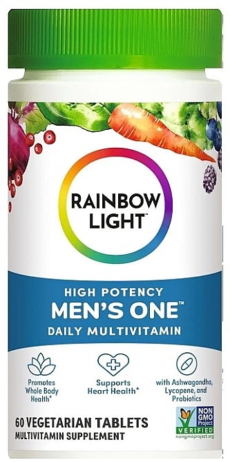 Мультивітаміни для чоловіків - Rainbow Light High Potency Men's One Daily Multivitamin — фото N2