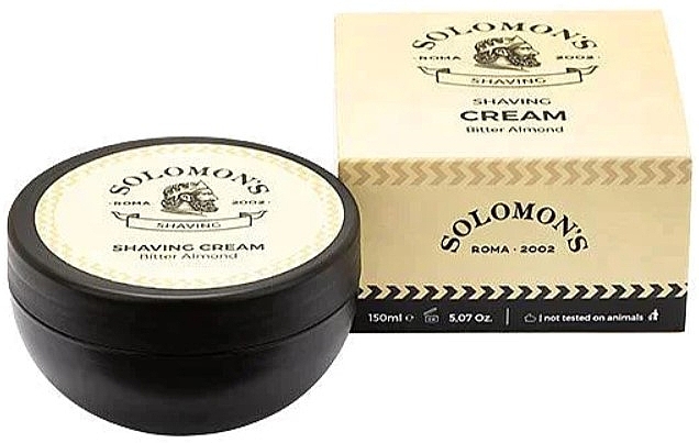 Крем для гоління "Гіркий мигдаль" - Solomon's Shaving Cream Bitter Almond — фото N1