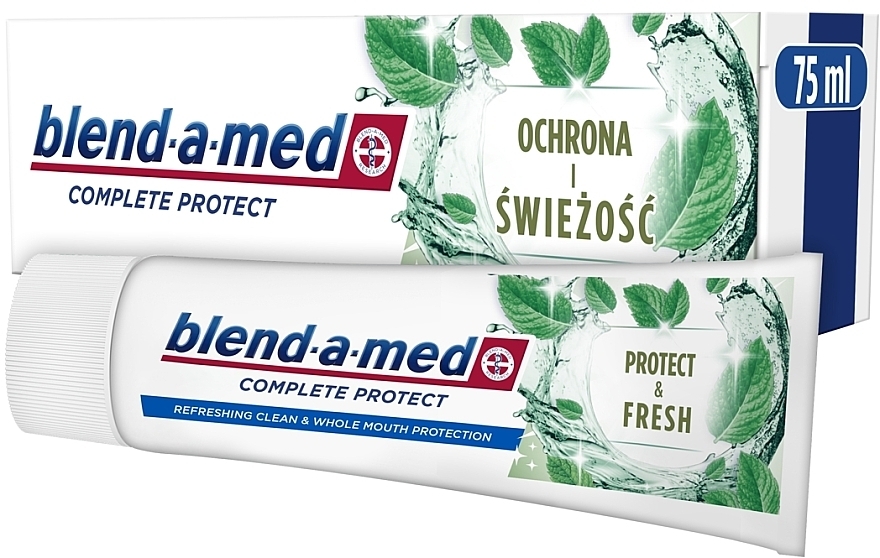 Зубная паста "Защита и свежесть" - Blend-A-Med Complete Fresh Protect & Fresh Toothpaste — фото N1