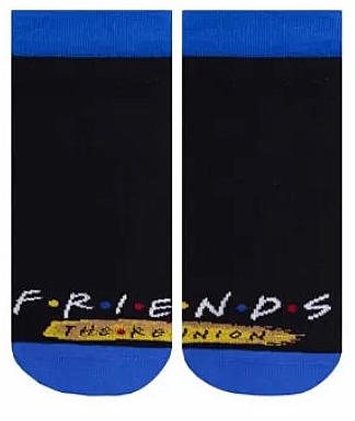 Носки женские хлопчатобумажные "Friends" 5301, черные - Duna — фото N4