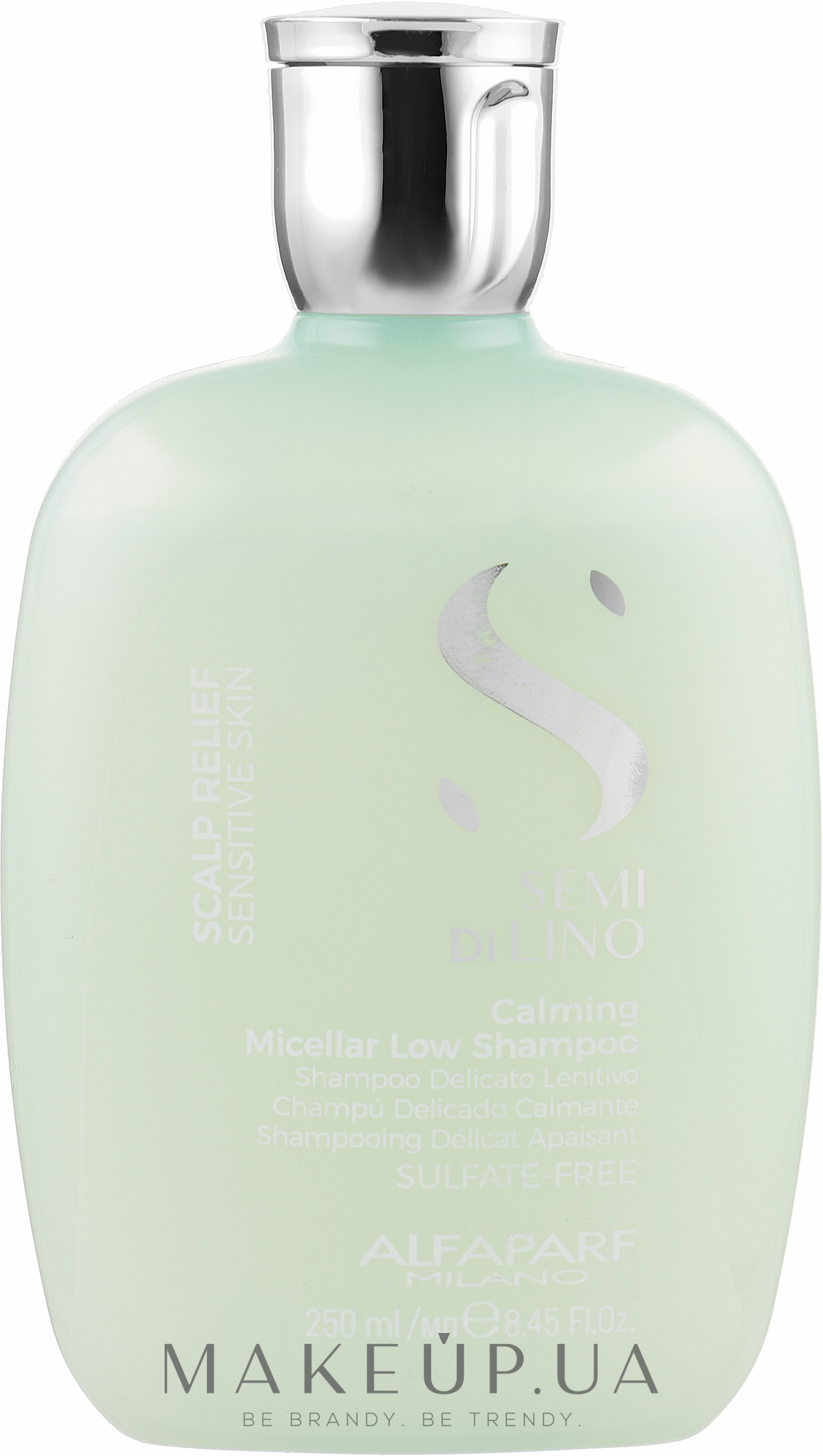 Успокаивающий мицеллярный шампунь - Alfaparf Semi Di Lino Scalp Relief Calming Micellar Low Shampoo — фото 250ml