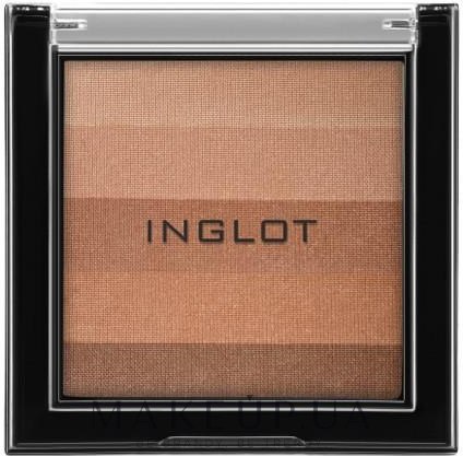 Компактная пудра для лица с эффектом загара - Inglot AMC Multicolour System Bronzing Powder — фото 80