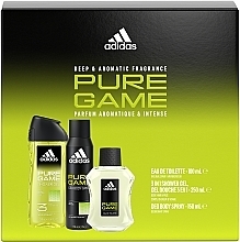 Adidas Pure Game - Набір (edt/100ml + deo/150ml + sh/gel/250ml) — фото N4