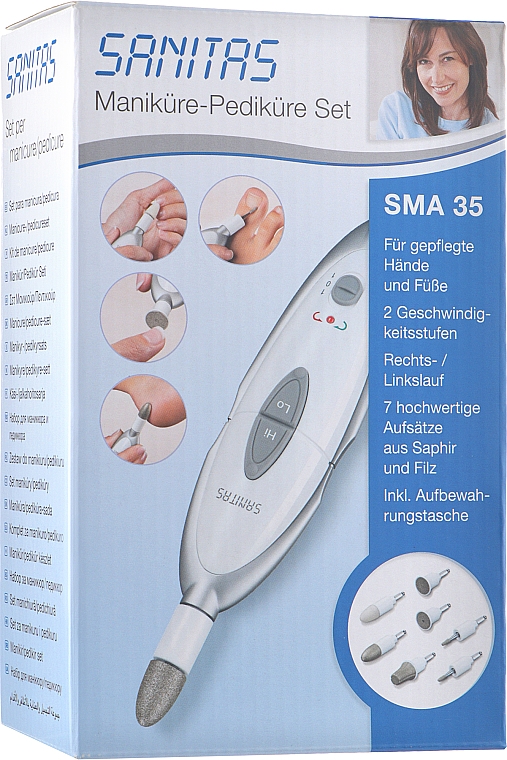 Маникюрно-педикюрный набор SMA 35 - Sanitas  — фото N2