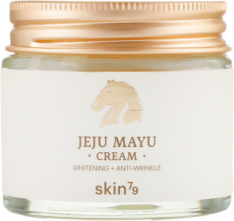 Антивозрастной крем с лошадиным маслом - SKIN79 Jeju Mayu Cream — фото N2