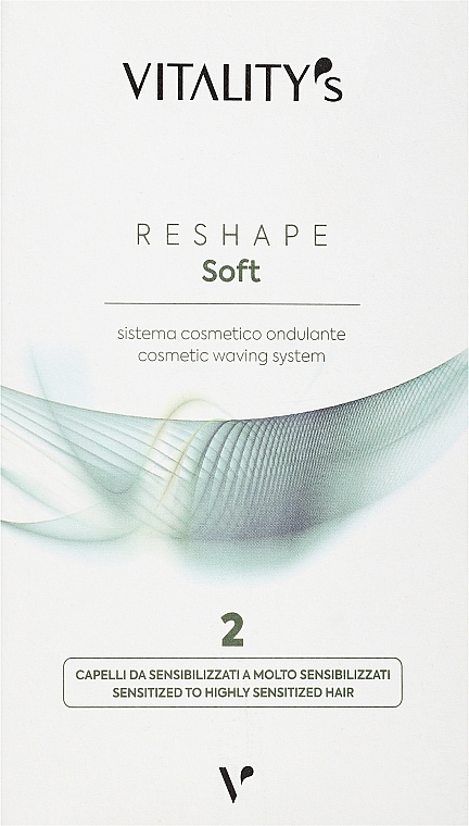 Набір для чутливого і дуже чутливого волосся - Vitality's Reshape Soft 2 (h/lot/2x100ml) — фото N1