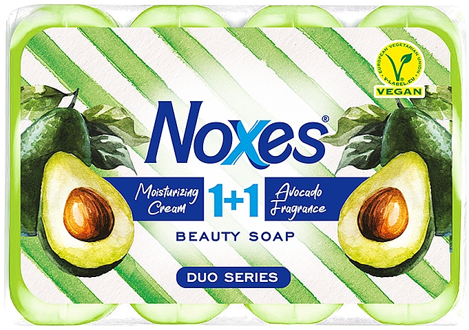 Мило в економічній упаковці "Авокадо" - Noxes Beauty Soap Duo Series — фото N1