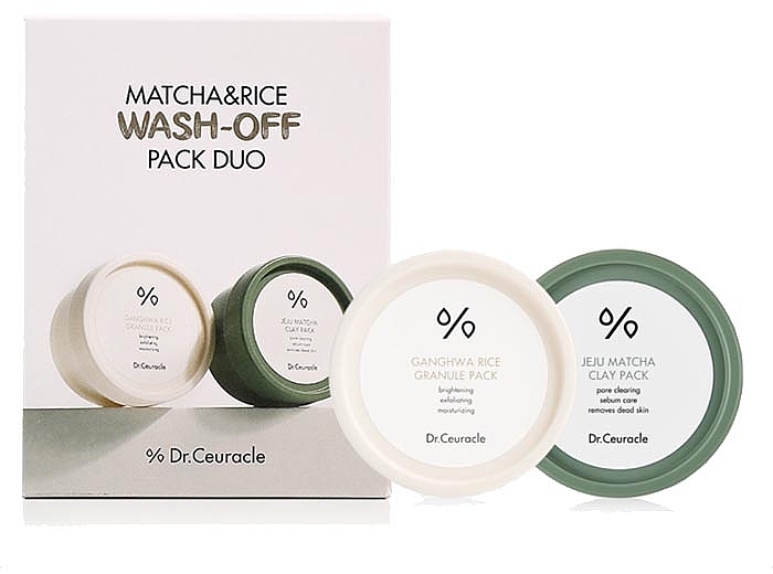 Набір для догляду за обличчям - Dr. Ceuracle Wash-Off Pack Duo (mask/2x115g) — фото N1