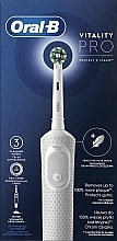Духи, Парфюмерия, косметика Электрическая зубная щетка, белая - Oral-B Vitality 100 PRO Protect X D103